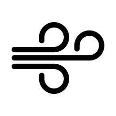 Wind Speed icon. wind clouds Icon weather forecast pictogram. Wind icon, wind blowing windy weather. Air icons, doodle wind. Winds and clouds weather symbol.