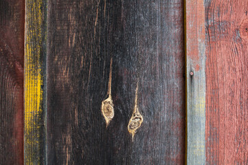 vintage background, wooden brown and red planks