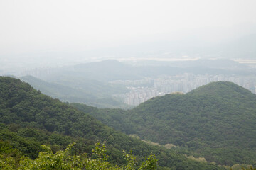 view from the mountain