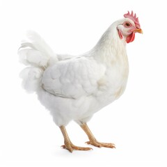 chicken isolated on white