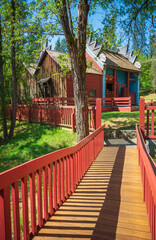 Summer Morning at Weaverville Joss House State Historic Park