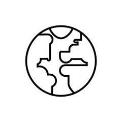 Planet helmet icon vector set. Space illustration sign collection. Cosmonaut symbol.