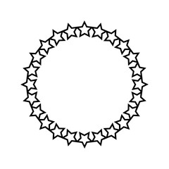 Star icon vector. Sparkle illustration sign. shine symbol. space logo.