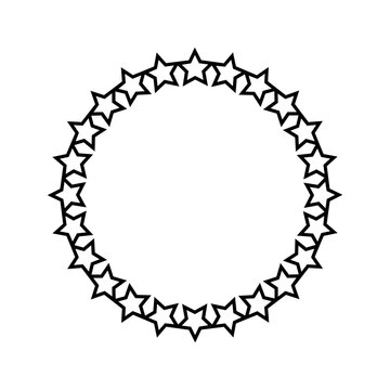 Star icon vector. Sparkle illustration sign. shine symbol. space logo.