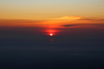 Sunrise from the Mount Telomoyo Indonesia