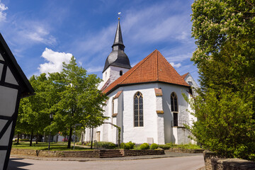 Fototapeta na wymiar Kirche von Stemwede-Levern, Deutschland