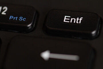 Delete button on a German keyboard