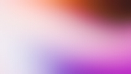 Pink white purple orange grainy, gradient background, smooth colors header design, copy space