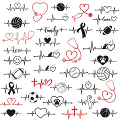 Stethoscope Heart Beat set