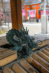 Namba Shrine is a Shinto shrine in the Dotonbori neighborhood of Osaka, Japan.