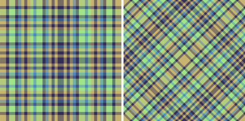 Check background vector. Pattern seamless plaid. Texture fabric tartan textile.