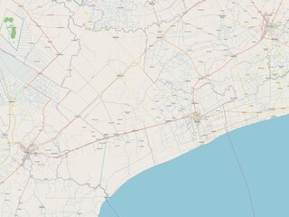 Bac Lieu, Vietnam. OSM. No legend