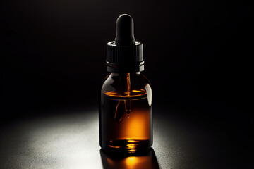 Fototapeta premium bottle of perfume on white background. ai generated