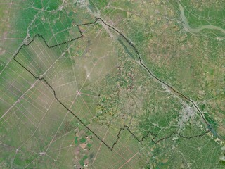 Can Tho, Vietnam. High-res satellite. No legend © Yarr65