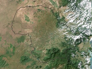 ak Lak, Vietnam. Low-res satellite. No legend