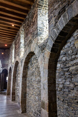 Fototapeta premium Low angle of the Gravensteen medieval castle in Ghent in Belgium