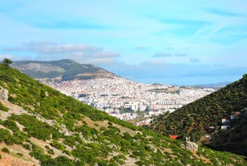 view from the top of the mountain