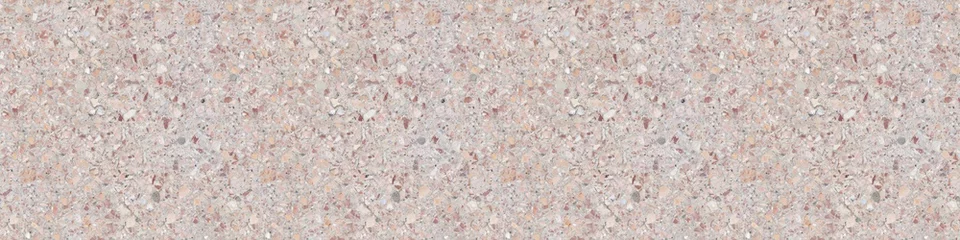Foto op Canvas Seamless long banner, Marble crushed stone texture. Wall or floor of small gravel stones mixed with marble. © Akova