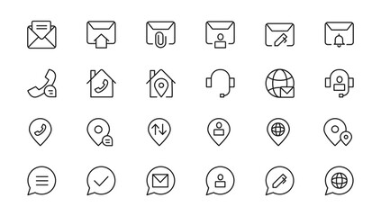 Customer service icon set. Containing customer satisfied, assistance, experience, feedback, operator and technical support icons