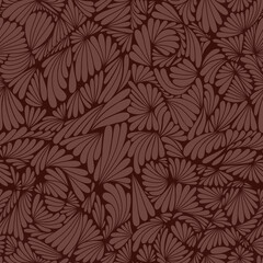 seamless pattern with leaves