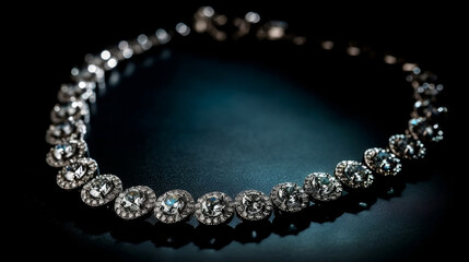 diamond engagement with princess-cut diamond. generative ai.	