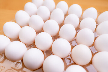 A pack of white egg