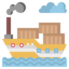 boat line icon,linear,outline,graphic,illustration