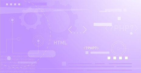 Obraz premium vector background. purple for IT