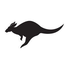 Kangaroo icon,logo illustration design template.
