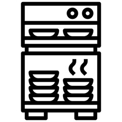 kitchen line icon,linear,outline,graphic,illustration