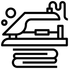 iron line icon,linear,outline,graphic,illustration