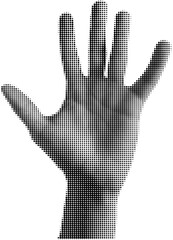 Hand High Five Collage Element