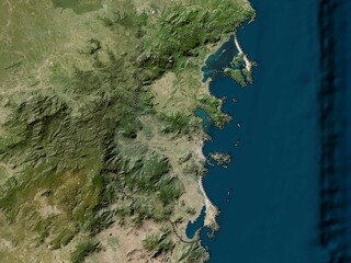 Khanh Hoa, Vietnam. Low-res satellite. No legend © Yarr65
