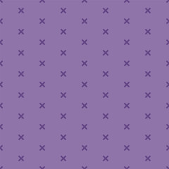 Purple seamless pattern with tiny cross
