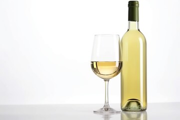 White Wine, Generative AI, Illustration