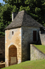 Fototapeta na wymiar Perigord, the picturesque castle of Fenelon in Dordogne