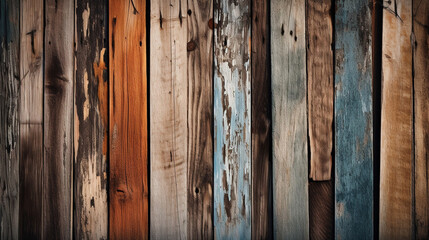 old wood texture background, generative ai