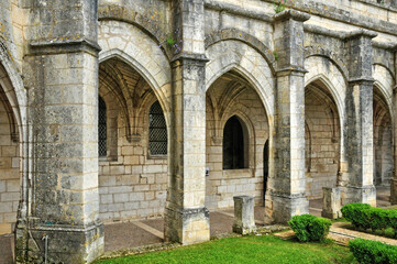 Fototapeta na wymiar France, Brantome abbey church in Dordogne
