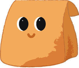 Fototapeta premium Paper Bag Face