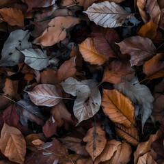 Leaves of trees in different times of the year - Laub von B&auml;umen in den Jahreszeiten