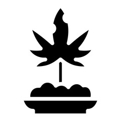 cannabis glyph 