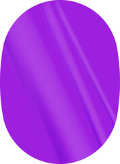 Obraz premium purple oval sticker