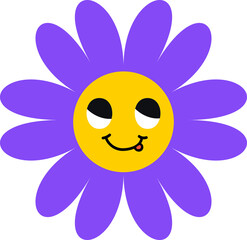 Groovy Chamomile Happy Face