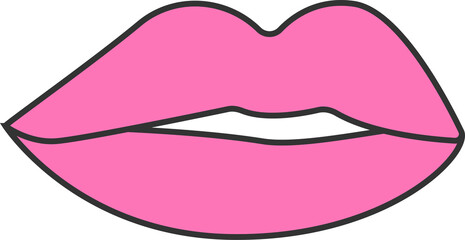 Groovy Pink Lips
