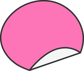 Groovy Circle Sticker