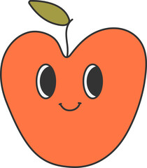 Groovy Apple  Face