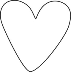 Groovy Contour Heart