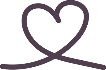 Heart One Line Element