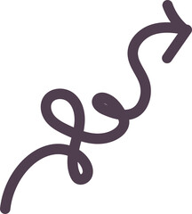 Whirl Arrow Illustration