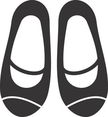 black and white slippers